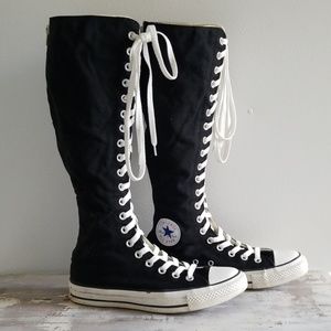 Converse Black XXHI Zipper High Tops / Boots